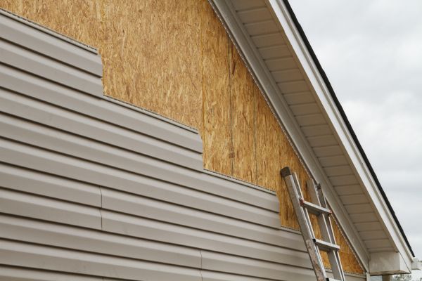 Grey Vinyl Siding Installation in Fishers